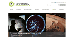 Desktop Screenshot of bedfordgallery.org